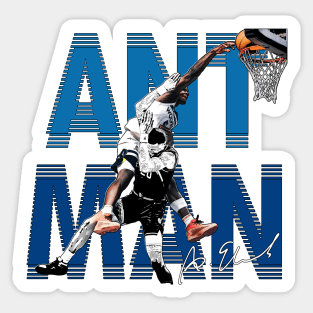 Anthony Edwards - Poster Dunk Sticker